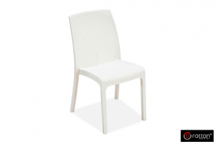Стул B:rattan VIRGINIA без подлокотников, белый
