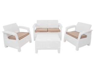 Комплект уличной мебели TWEET Terrace Set, белый