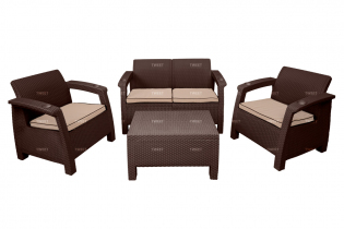 Комплект уличной мебели TWEET Terrace Set, венге