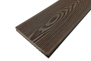 Палубная доска полнотелая из ДПК марки HOLZHOF Solid, 150*18, 73581