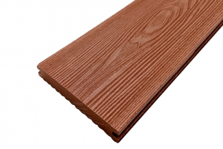 Палубная доска полнотелая из ДПК марки HOLZHOF Solid, 150*18, 73596