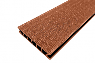 Террасная доска Deckron (Декрон) WoodLike с 3D тиснением, 153*28, 73669