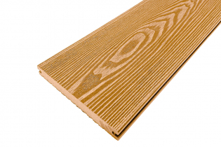 Палубная доска полнотелая из ДПК марки HOLZHOF Solid, 150*18, 73767