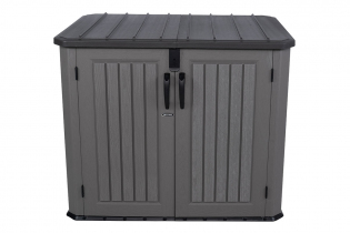 Ящик пластиковый WoodLook, 1380 л, серый